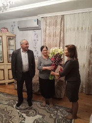 Beynəlxalq  ailə günü münasibətilə Göyüşovlar ailəsi ilə görüş keçirilib