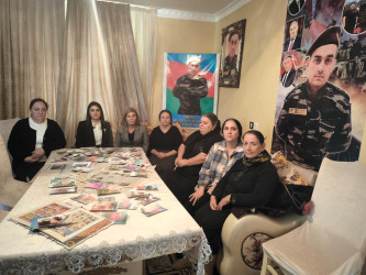 Cəbrayıl rayon 5 saylı Uşaq bağçasının uşaqları Şəhid ailəsini Ziyarət ediblər