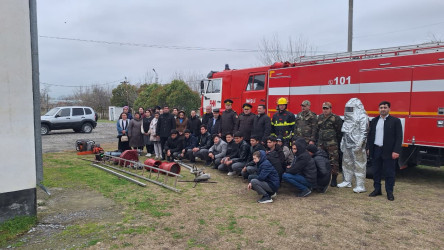 Cəbrayıl rayonunda “1 mart - Ümumdünya Mülki Müdafiə günü” ilə əlaqədar maarifləndirici tədbir keçirilib