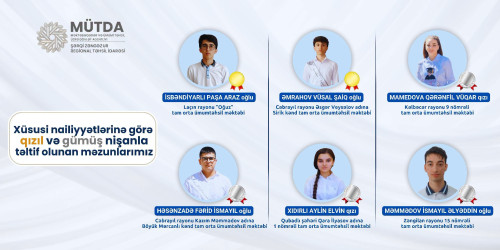 Ümumi təhsili xüsusi nailiyyətlərlə başa vuran məzunlarımız