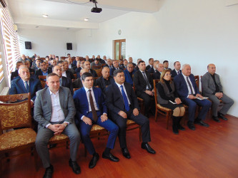 “Şəhərsalma və Memarlıq ili” və Novruz bayramına hazırlıqla bağlı ümumrayon müşavirəsi keçirilmişdir